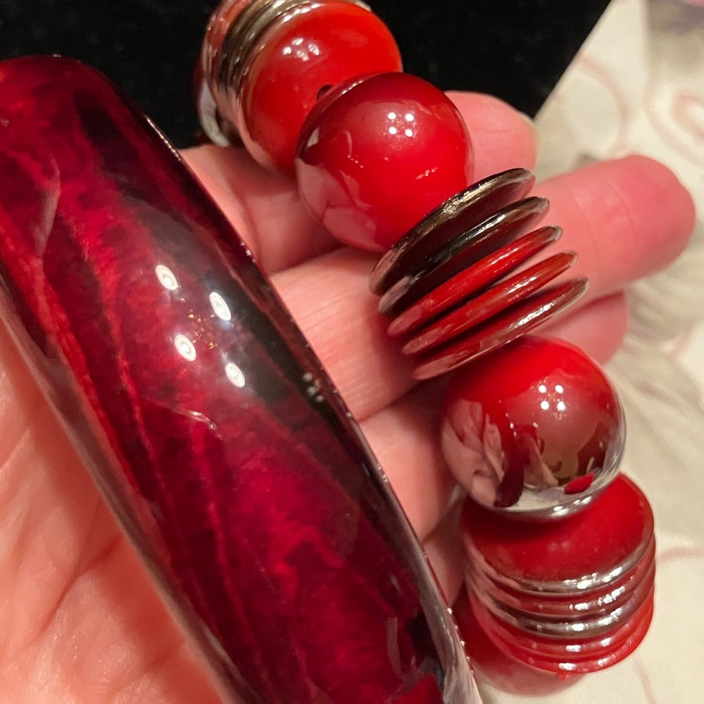 TWO BOLD AND BEAUTIFUL BRACELETS
THE BANGLE IS HANDCRAFTED